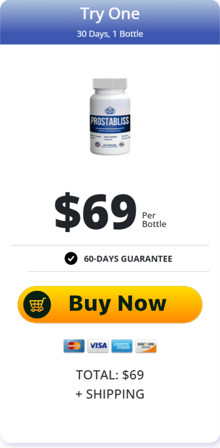 ProstaBliss 30-Day Supply Bottle – Premium Prostate Support Supplement for Optimal Results